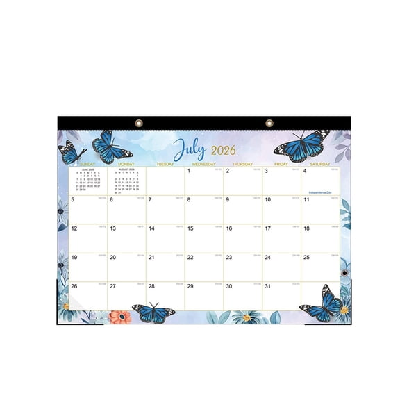 2026-2027 Calendar - Modern Paper Wall Calendar for Home & Office Organization, Clear Monthly Layouts for Appointments & Events, Ideal Gift for Time Management,Colorful A