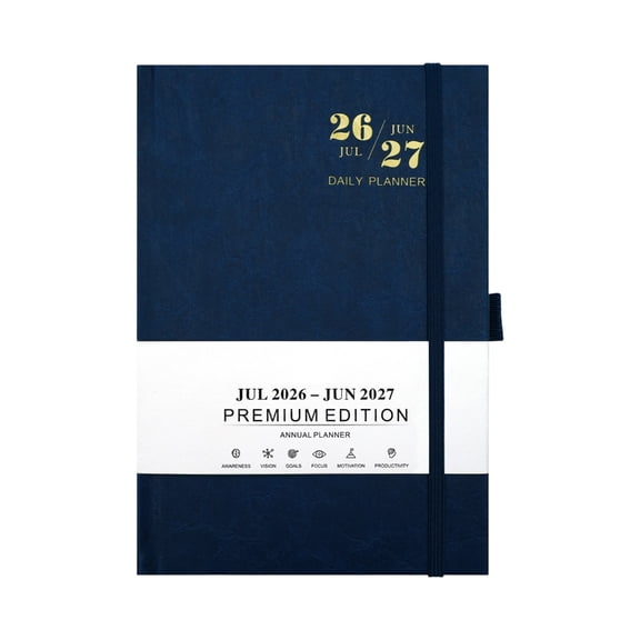 Professional 2026-2027 Day Planner PU Academic Planner 384 Pages for Scheduling
