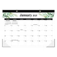 thumbnail image 1 of 2026-2027 Desk Calendar – 18-Month Large Desk/Wall Calendar (17" x 12") with Transparent Cover, Corner Protectors & Cutting Lines, for Home & Office Planning, Green, Desk Calendar, 1 of 7