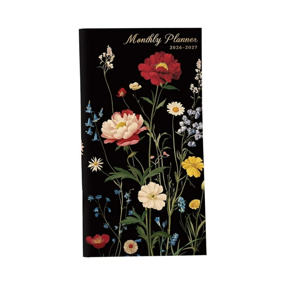 2026-2027 Pocket Calendar Planner, Portable Monthly and Yearly Schedule Organizer, Compact Date Planner