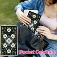 thumbnail image 1 of 2026-2027 Pocket Planner for Adults Yearly Pocket Calendar 2026-2027 for Purse Jan 2026 to Dec 2027 with Fashion Printed Cover Pink & Blue Flower 6.3 In, 1 of 5