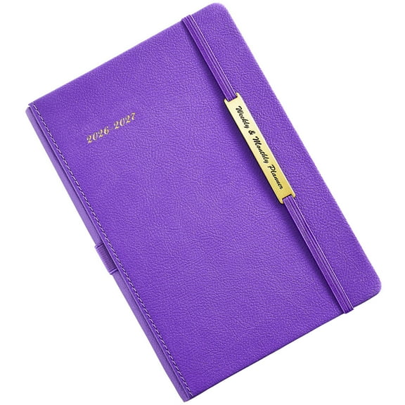 2026-2027 Schedule Notebook Weekly Planner with Elastic Closure Journaling Notebooks 18 Months Daily Planner