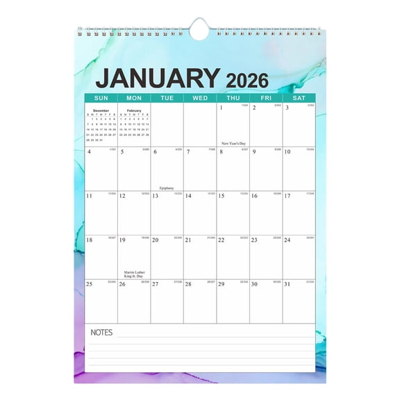 18 Month Planner January 2026 June 2027 Holiday Markings Memo Space High Quality Paper