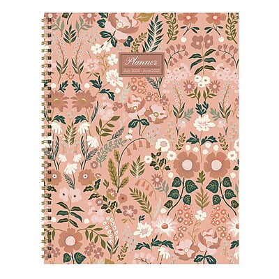 TF Publishing July 2026 - June 2027 Blooming Pink Large Weekly Monthly Planner