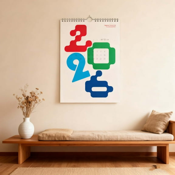 2026-2027 Wall Calendar 18 Month Planner, Large Monthly Calendar with Hanging Hook,Office Home Planning Calendar,Julian Dates & Holiday Markings,Premium Paper,Appointment & Goal Tracking Organizer