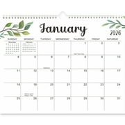 2026-2027 Wall Calendar - Spiral Bound Monthly Planner with Tabs for Home, Office - Large Grid Blocks for Notes (12x18 Inch)