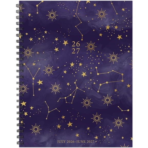 2026-2027 Willow Creek 8.5" x 11" Academic Weekly & Monthly Planner, Starry Intentions (65983)