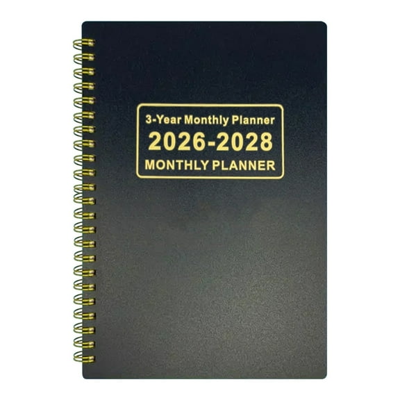 2026-2028 3 Year Monthly Planner, January 2026 To December 2028 Bound Calendar, 8.4" X 5.7" Large Format For Office, Home & School, Thick Paper & Sturdy Cover