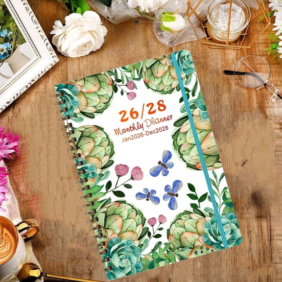 2026-2028 Academic Planner Weekly Monthly Student Planner with Tabs Hardcover Notebook Calendar Book for School College Goal Setting Productivity Organizer