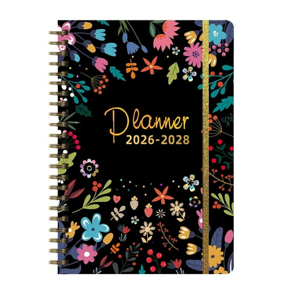 2026-2028 Monthly Planner/Calendar - 3 Year Planner 2026-2028, Jan. 2026 - Dec. 2028, 3 Year Calendar 2026-2027-2028 monthly planner, 36 Month Calendar with Colourful Tabs Back Pocket