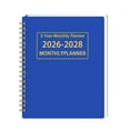 thumbnail image 1 of 2026-2028 Pocket Planner/Calendar - 3 Year Monthly Planner 2026-2028, Jan 2026 - Dec 2028, 8.46" x 5.91", Inner Pocket, Perfect Organizer for Purse，3 Year Monthly Schedule Organizer Blue, 1 of 5