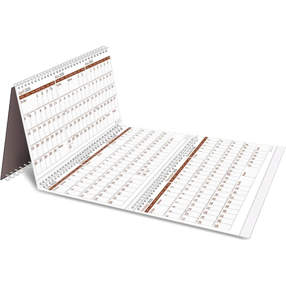 2026-2029 Yearly Wall Calendar by , Quarterly Planner, Move a Page, Julian Date, January 2026 to December 2029, Thick Paper, Vertical, Rolling 12 months, 36" x 17", 4 Full Years, 48 Months