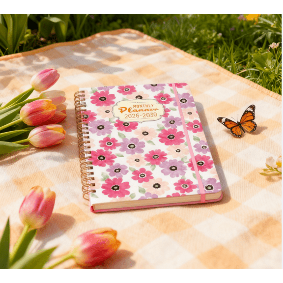 2026-2030 Monthly Planner 5-Year Agenda Stay Organized in Style Practical Date Book for Daily Weekly Monthly Scheduling Notes Appointments