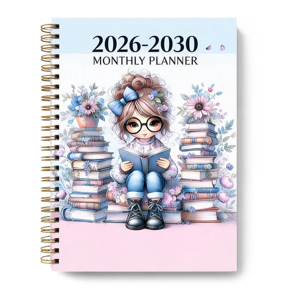 2026-2030 Monthly Planner, 5-Year Calendar Organizer with Monthly Tabs
