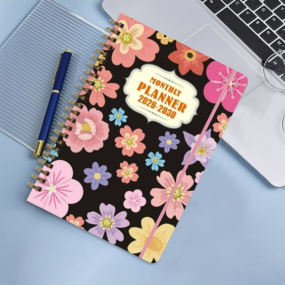 2026-2030 Monthly Planner - 5 Years Monthly Planner with Calendar from Jan 2026 to Dec 2030, 60 Months Schedule Organizer, A5 Size Spiral Bound Notepad Planners with to Do List