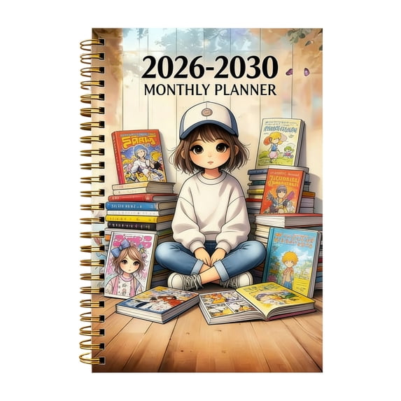 2026-2030 Monthly Planner Book, Five-Year Calendar Organizer with Monthly Tabs and Spiral Binding, 60-Month Schedule Planner for Appointments, Goals, Notes and Long-Term Planning