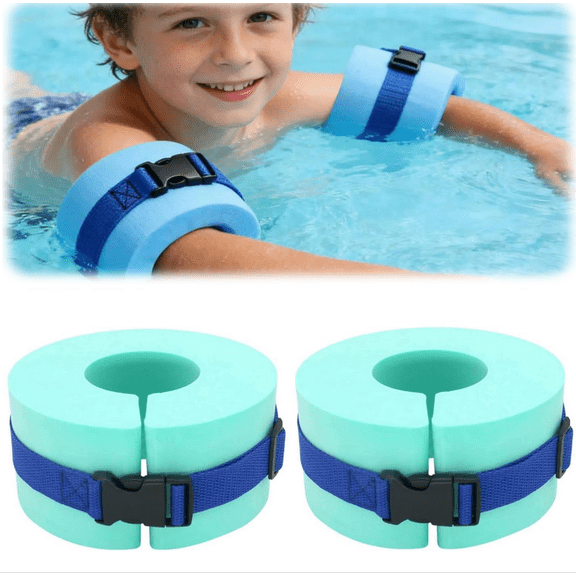 2026 2pcs Foam Swim Aquatic Cuffs,Lightweight Portable EVA Ring Fitness Pool Exercise Set Ankles Arms Belts with Quick Release Buckle E