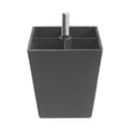 thumbnail image 1 of 2026 3-Inch Square Replacement Sofa Legs – Adjustable Black Furniture Feet for Couch, Chair & Cabinet Stability, 1-Pack (Plastic), 1 of 2