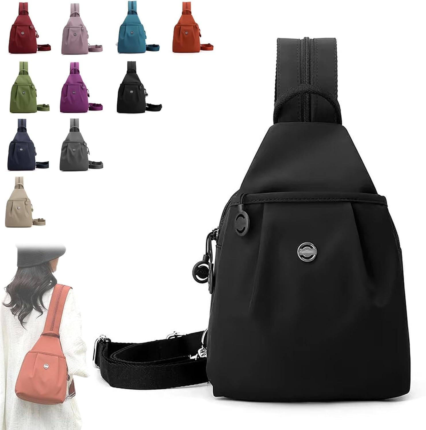 2026 3 in 1 Anti-Theft Travel Tote Bag, Durable Waterproof Nylon Carry-on Bag, Lightweight Large Travel Satchel for Flight, Business Trip Essential.
