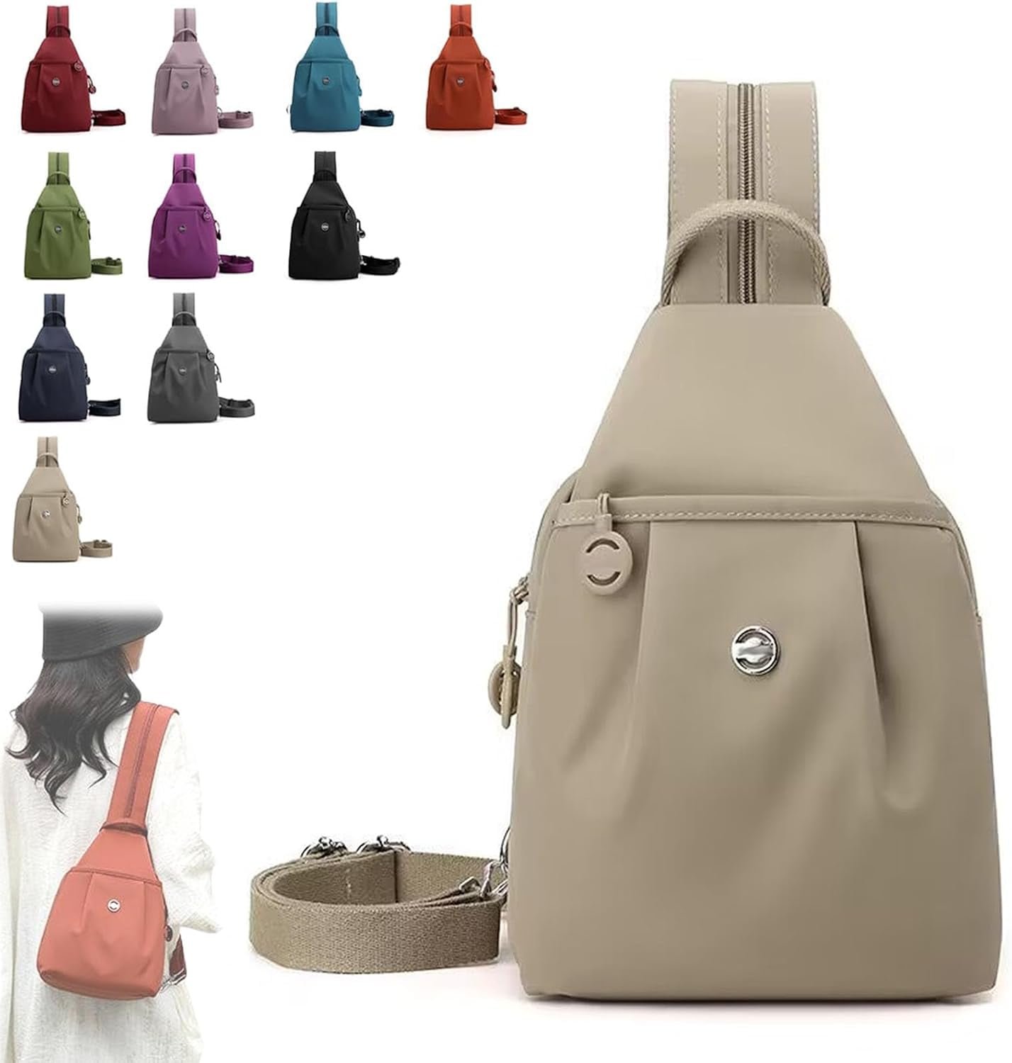 2026 3 in 1 Anti-Theft Travel Tote Bag, Durable Waterproof Nylon Carry-on Bag, Lightweight Large Travel Satchel for Flight, Business Trip Essential.
