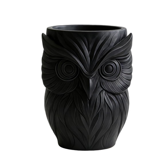 2026 3D Printed Owl Minimalist Art Vase - Versatile Home Accent for Bookshelves & Desks