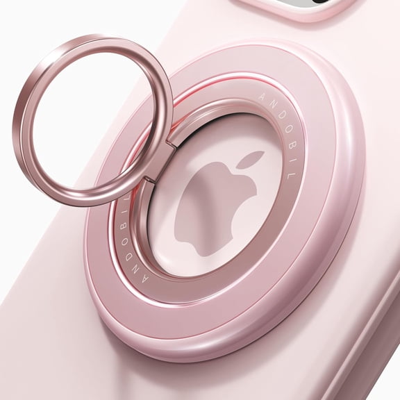 2026 3rd Gen] Magnetic Phone Grip for MagSafe [360 Rotatable & Ultra-Stable] Two-Sided Magnet Cell Phone Ring Holder Compatible with MagSafe Accessories, iPhone 17 Air 16 15 14 Pro Max, Pink