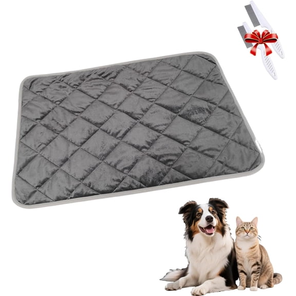 2026 5-Layer Self Warming Thermal Dog Bed, Thermal Reflection Pad for Dogs Cats, Soft Cozy Washable Non-Slip Non Electric Heating Pet Pad for Indoor/Outdoor, Easy to Clean