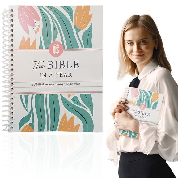 2026 A Year: 52-Week Bible Study Journal for Women – A5 Paperback with Lay-Flat Spiral Binding, Daily Devotions & Hermeneutical Prompts