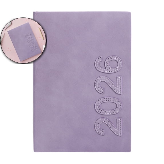 2026 A5 Weekly & Monthly Planner – Faux Leather Schedule Organizer with ...