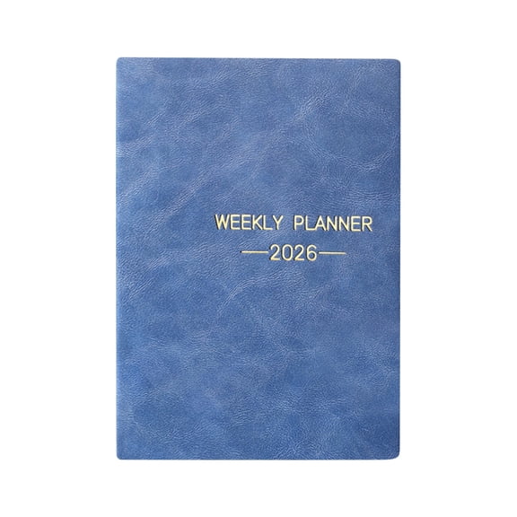 2026 A5 Weekly Planner, Daily Planner Organizer with Travel Diary, Pink School & College Student Notebook for Academic Scheduling, Office, Home, Gratitude Journal