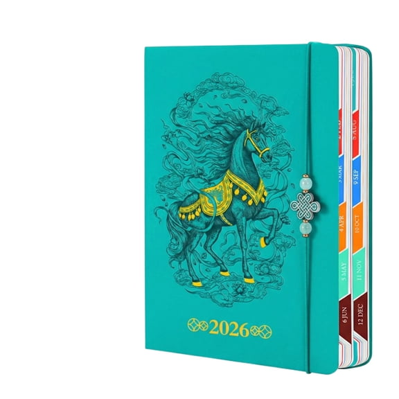 2026 A5 Work Planner Notebook, Daily Task Record Schedule Organizer, Productivity Journal for Office Home Professional Use