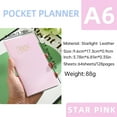 thumbnail image 1 of 2026 A6 Daily Planner Notebook Organizer Portable Travel Journal for home Office Home Student Use, 1 of 1