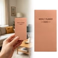 thumbnail image 1 of 2026 A6 Thin Travel Planner With Monthly Layout And Hardcover Design For Portable Family Scheduling - Pink, 1 of 5