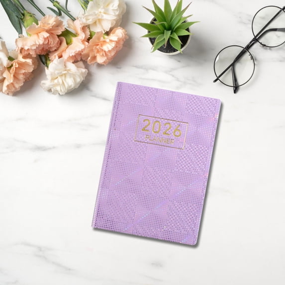 2026 A7 Mini Daily Planner with Calendar for Travel Journal and Office Organization - 1 Count
