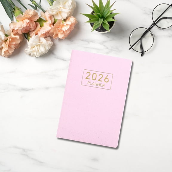 2026 A7 Mini Daily Planner with Calendar for Travel Journal and Office Organization - 1 Count