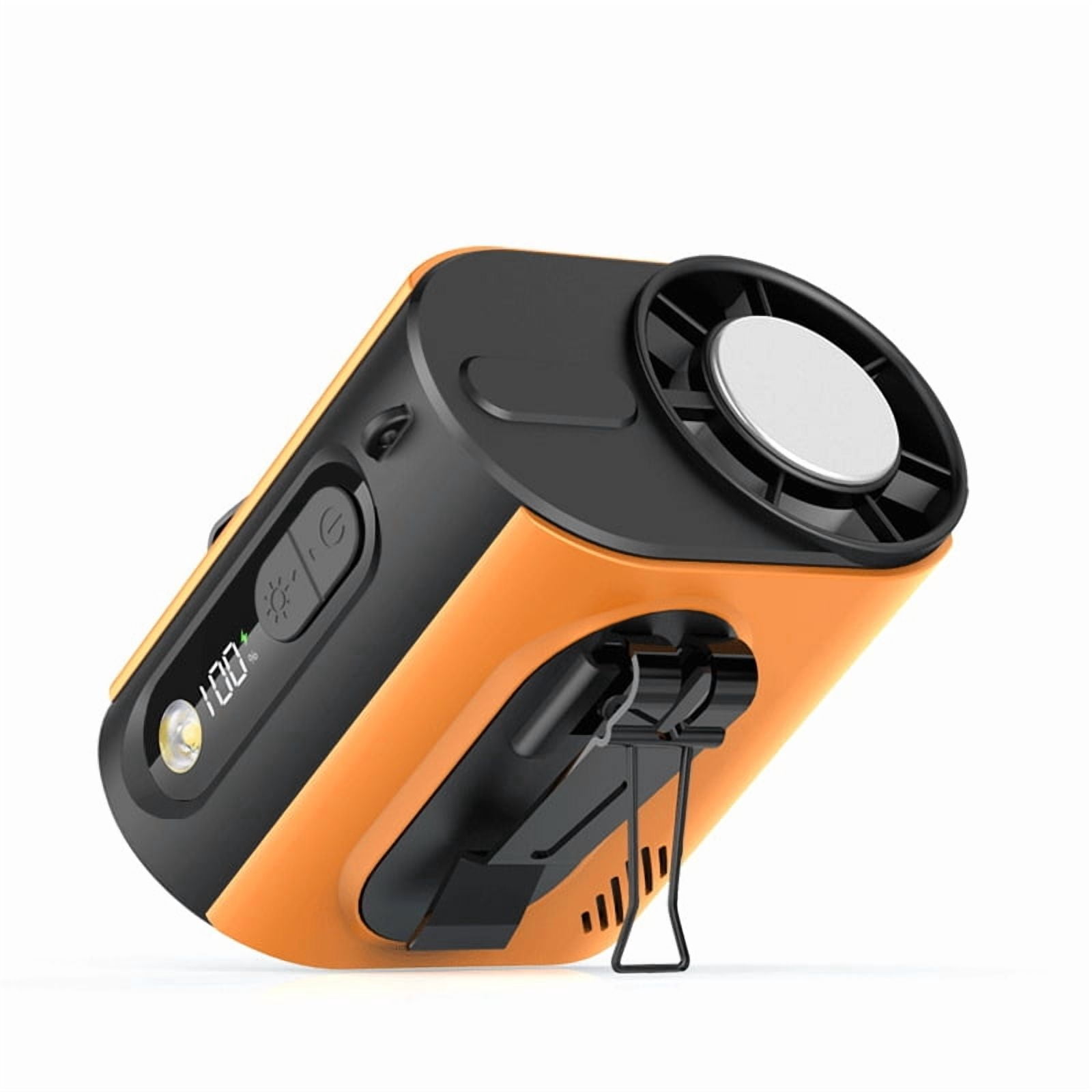 2026 AI Wearable Waist/Neck Hanging Fan,with Ice Cooler & Flashlight ...