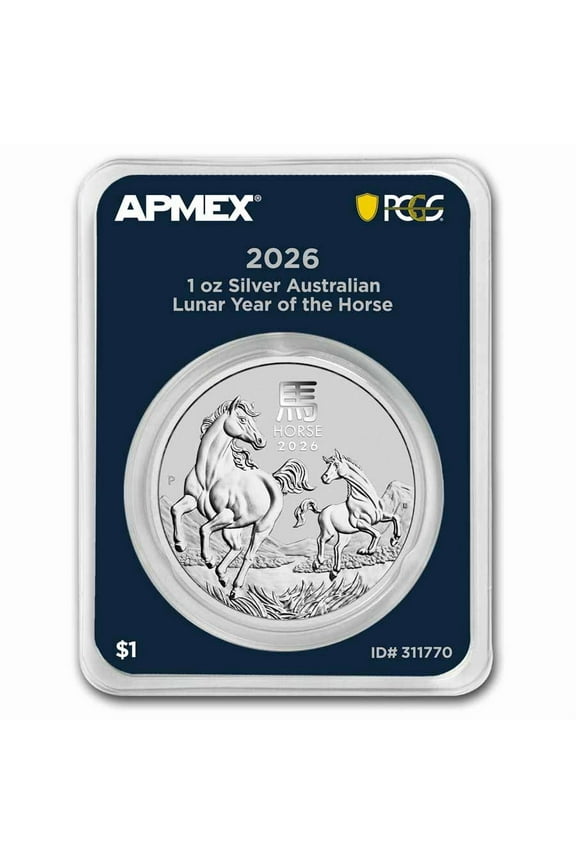 2026 AUS 1 oz Silver Lunar Horse BU SIII (MD® Premier+PCGS)