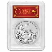 2026 AUS 1 oz Silver Lunar Horse MS-70 PCGS FS, Red Label