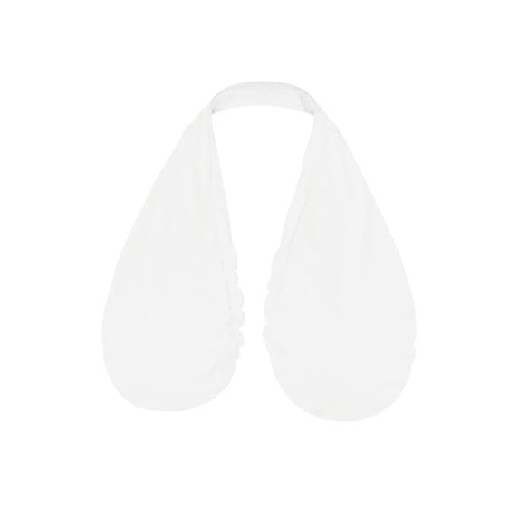 2026 Adjustable Hands Free Shower Towel Bra For Women, Wrap Around Bath Towel With Neck Strap, Quick Dry Microfiber Drying After Shower, White L