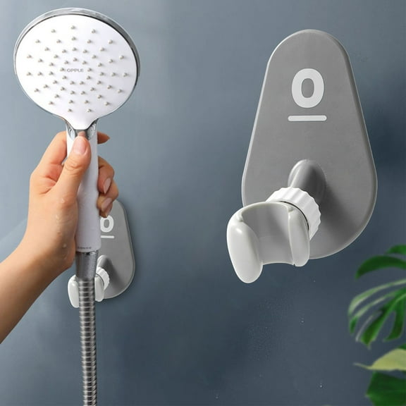 2026 Adjustable Suction Cup Shower Holder – 360° Rotating No-Drill Bracket for Handheld Sprayer, Universal Fit (Plastic)