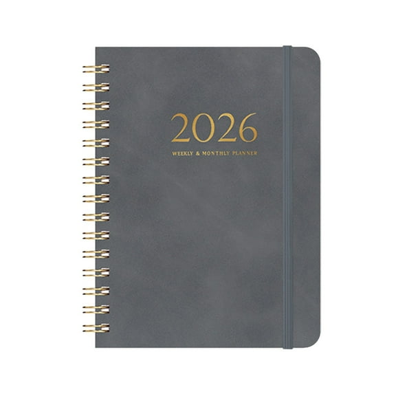 2026 Agenda Smyth-Sewn Binding Notebook,Kaireo 2026 New A5 Schedule Book Daily Plan Book Capture Your Ideas Hardcover Notebook Creative Notepad Time Management Handbook for Unleash Creativity