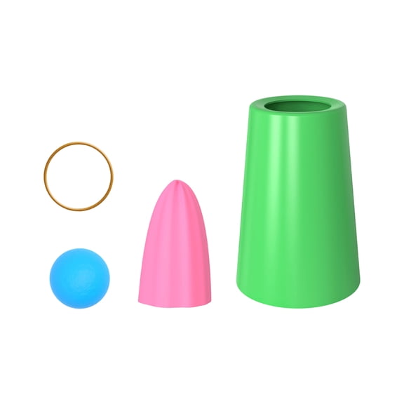 2026 Air Cannon Toy, Battery-Free Handheld Air Blaster, Easy Pull-Trigger Plastic Air Shooting Toy for Indoor Target Practice Outdoor Gathering Games (Air CannonA)