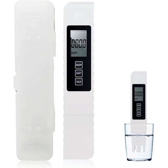 2026 All-New 4 in 1 Digital Water Tester, TDS Meter Digital Water Tester Accurate and Reliable TDS EC & Temperature(°C/°F) Meter, 0-9990PPM Water Tester for Drinking Water Aquariums Swimming Pool (1)