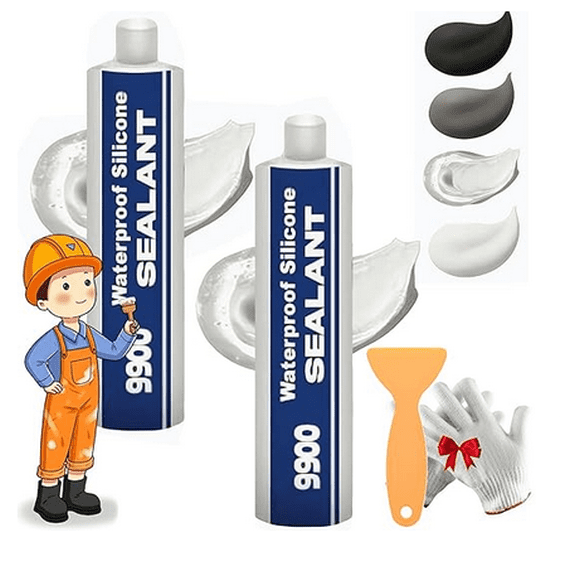 2026 All-Purpose Super-Bonding Structural Sealant, Weather Resistant, 9900 Waterproof Sealant, Strong Bonding Adhesive, for Concrete Tile Construction Repair Super-Bonding Structural Sealant-Gray-A3