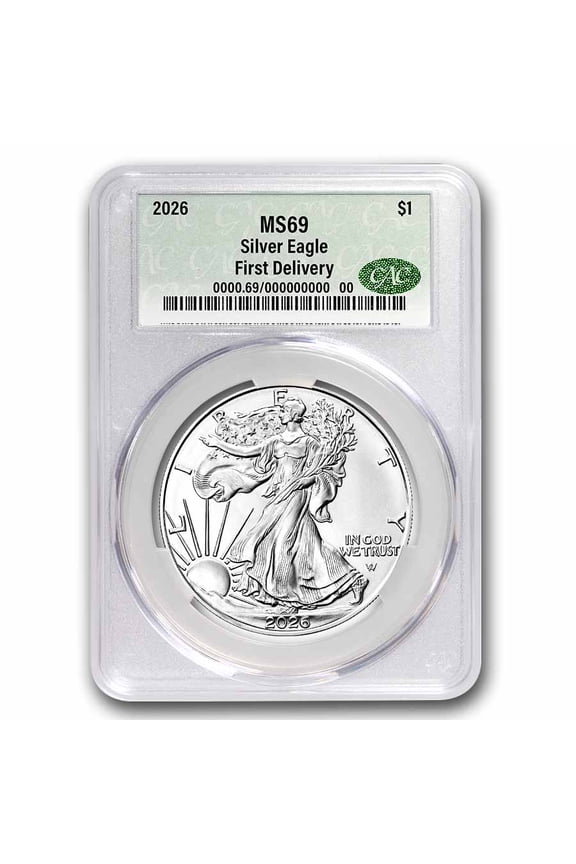 2026 American Silver Eagle MS-69 CAC (First Delivery)