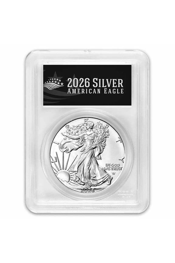 2026 American Silver Eagle MS-70 PCGS (FirstStrike, Black Label)
