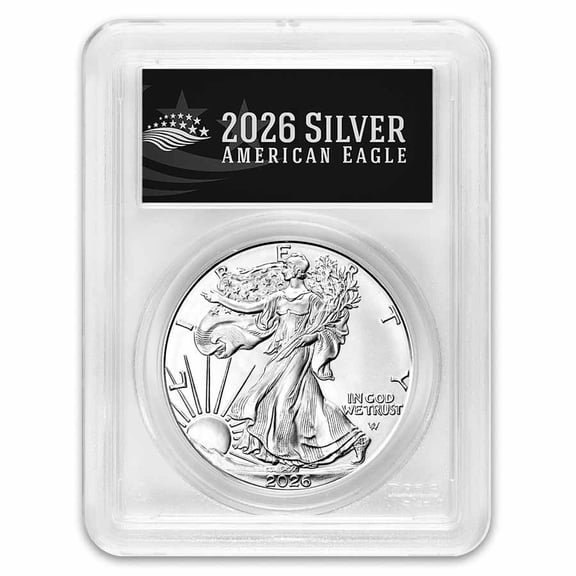 2026 American Silver Eagle MS-70 PCGS (FirstStrike, Black Label)