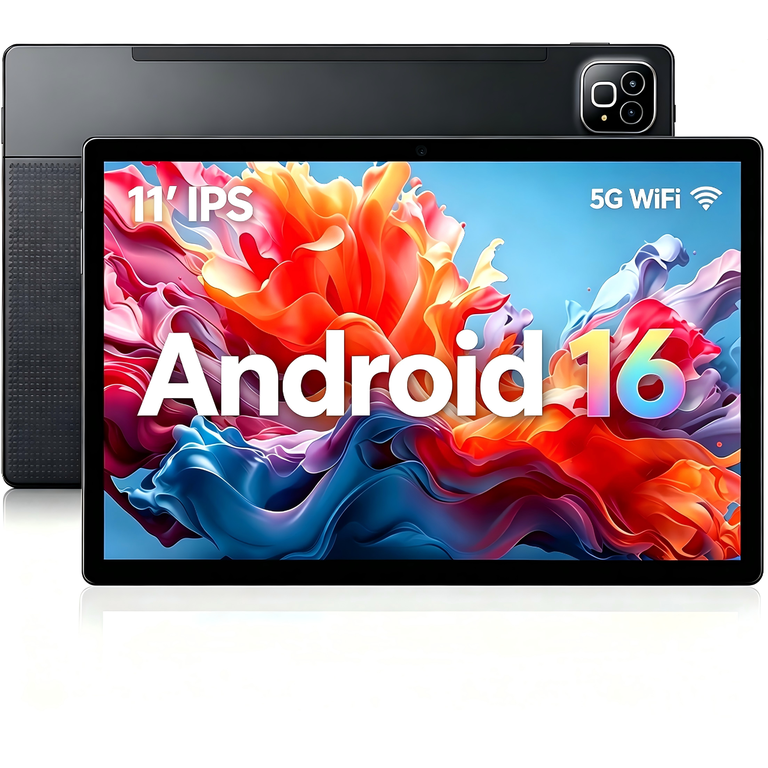 2026 Android 16 Tablet 11inch, Face Unlock, 32GB+256GB+1TB Expand