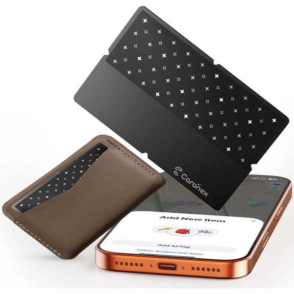 2026[Apple MFi Certified] Bluetooth Tracker Smart Card for Apple Find My iPhone Ultra-Thin Wallet GPS Tracker, 5-10 Years Battery, IP68 Waterproof Item Finder for Wallet, Bag, Luggage