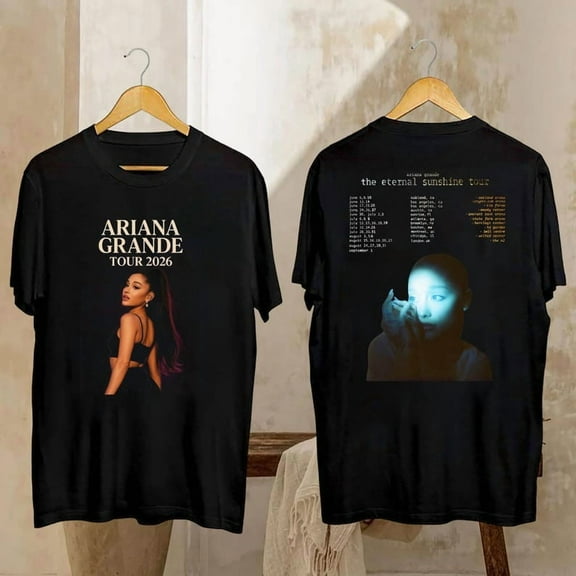 2026 Ariana Grande The Eternal Sunshine Tour Shirt, Ariana Grande Shirt,Black Color,Size L